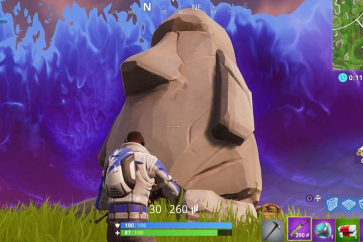 Fortnite : Visiter différentes têtes de pierre